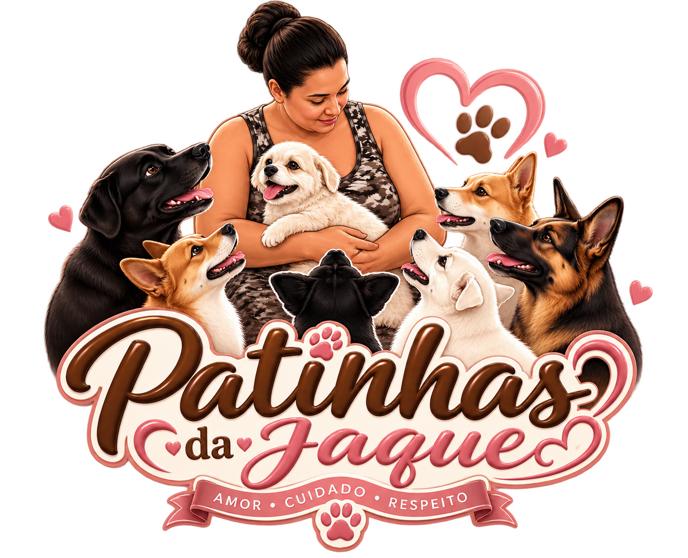 Logo Patinhas da Jaque